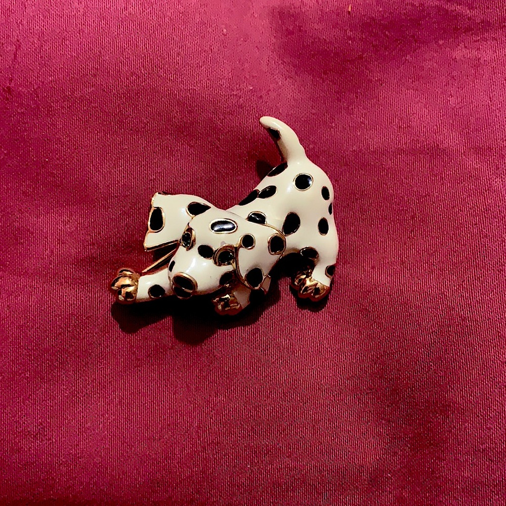 Vintage Dalmatian Brooch/pin